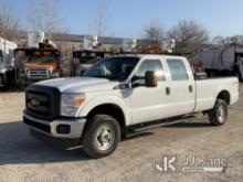 2015 Ford F250 4x4 Crew-Cab Pickup Truck Runs & Moves) (R Side Mirror Damaged, Body Damage