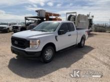2022 Ford F150 4x4 Extended-Cab Pickup Truck Runs & Moves, 4wd system needs service, tail gate does 