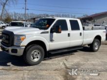 2012 Ford F250 4x4 Crew-Cab Pickup Truck Runs, Moves, Check Engine Light On