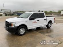 2019 Ford F150 Crew-Cab Pickup Truck Runs. Moves. Cracked windshield. Body damage