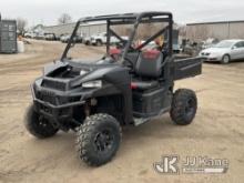 2015 Polaris Ranger 4x4 Utility Vehicle Runs & Moves, Stalls, Bad Battery, Check Engine Light, Engin