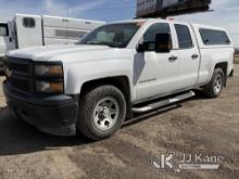 2015 Chevrolet Silverado 1500 Extended-Cab Pickup Truck Runs & Moves) (Paint Damage (surface rust)