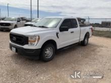 2021 Ford F150 4x4 Extended-Cab Pickup Truck Runs & Moves) (Three Tires Low On Air, Tpms Active, Tai