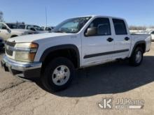 2007 Chevrolet Colorado 4x4 Crew-Cab Pickup Truck Runs & Moves) (Jump to Start-Needs Battery, Body D