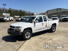 2012 Chevrolet Colorado 4x4 Extended-Cab Pickup Truck Runs & Moves) (Abs Fault Message On Dash, Serv