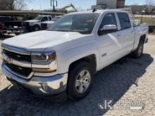 2018 Chevrolet Silverado 1500 Crew-Cab Pickup Truck Runs & Moves) (Jump to Start) (Rear Tire Flat