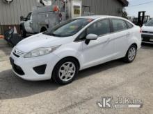 2012 Ford Fiesta 4-Door Sedan Runs & Moves) (Body Damage) (Paint Damage) (Noise Coming From Left and