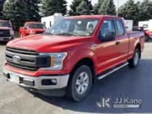 2018 Ford F150 4x4 Extended-Cab Pickup Truck Runs And Moves. Check Engine Light On. Low Tire Pressur