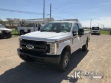 2019 Ford F250 4x4 Extended-Cab Pickup Truck Runs & Moves) (Jump to Start, Check engine light on, Cr