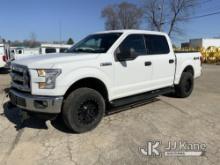 2015 Ford F150 4x4 Crew-Cab Pickup Truck Runs, Moves