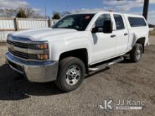 2015 Chevrolet Silverado 2500HD 4x4 Extended-Cab Pickup Truck Runs & Moves) (Body Damage, Paint Dama