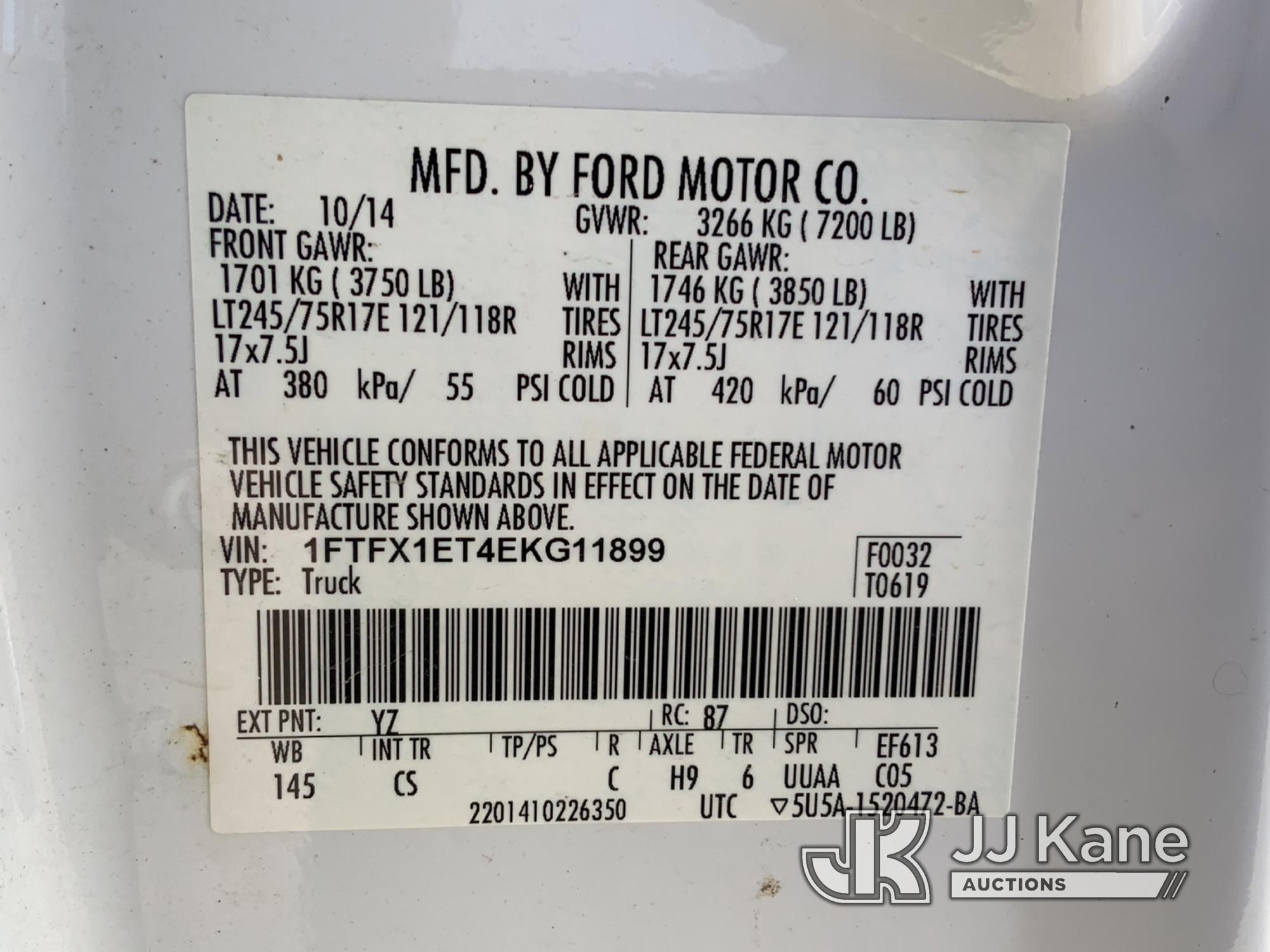 (South Beloit, IL) 2014 Ford F150 4x4 Extended-Cab Pickup Truck Runs & Moves) (Seller States-COOLING