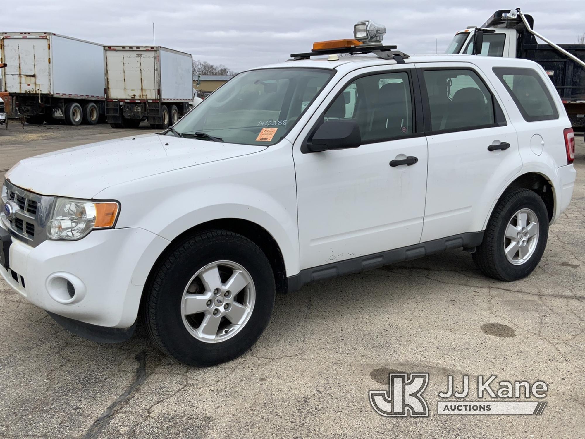 (South Beloit, IL) 2012 Ford Escape 4x4 4-Door Sport Utility Vehicle Runs, Moves