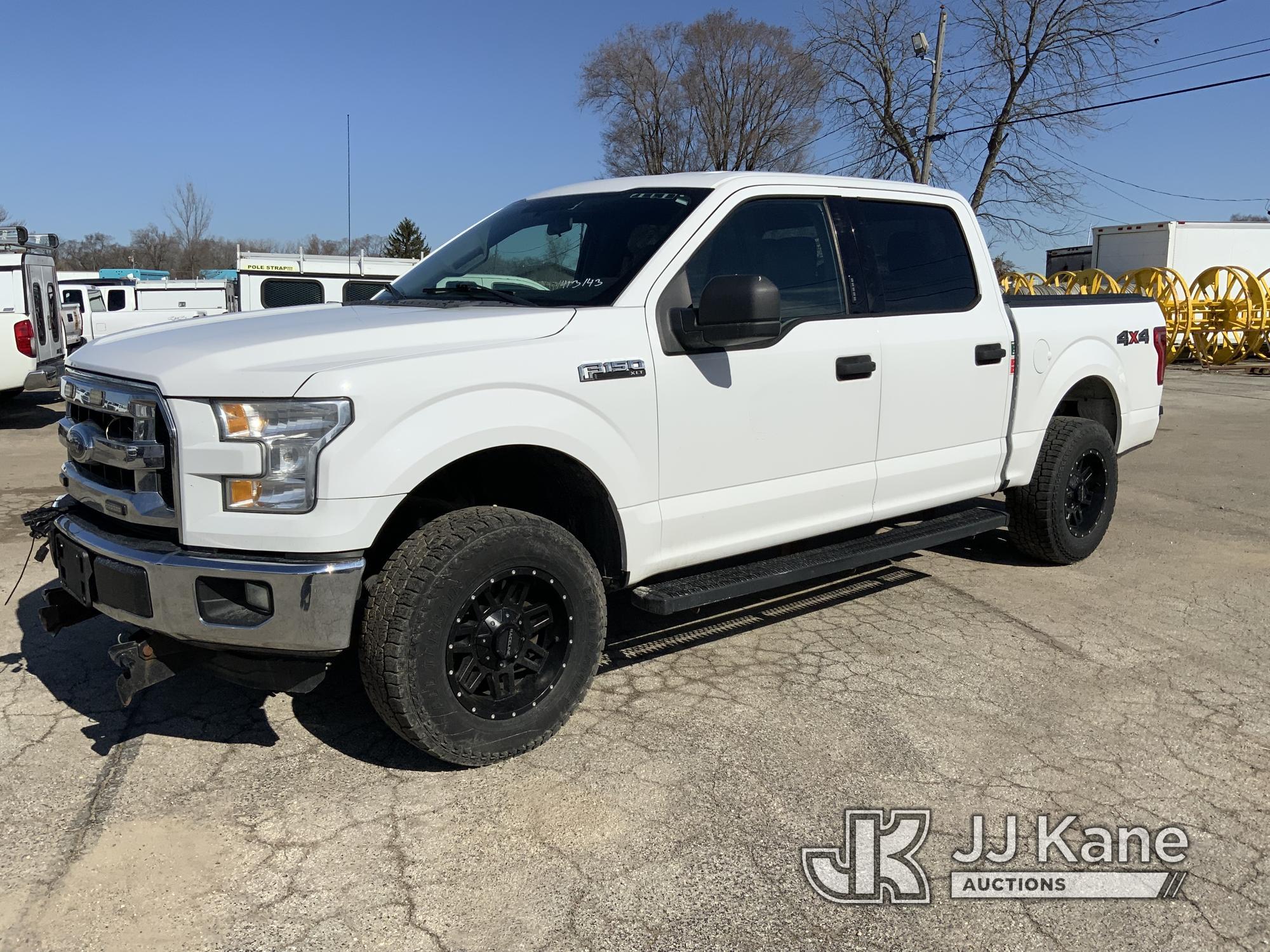 (South Beloit, IL) 2015 Ford F150 4x4 Crew-Cab Pickup Truck Runs, Moves