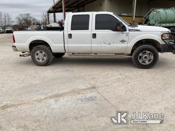 (Alvin, TX) 2012 Ford F250 4x4 Crew-Cab Pickup Truck Runs & Moves)  (Check Engine Light Is On, Minor