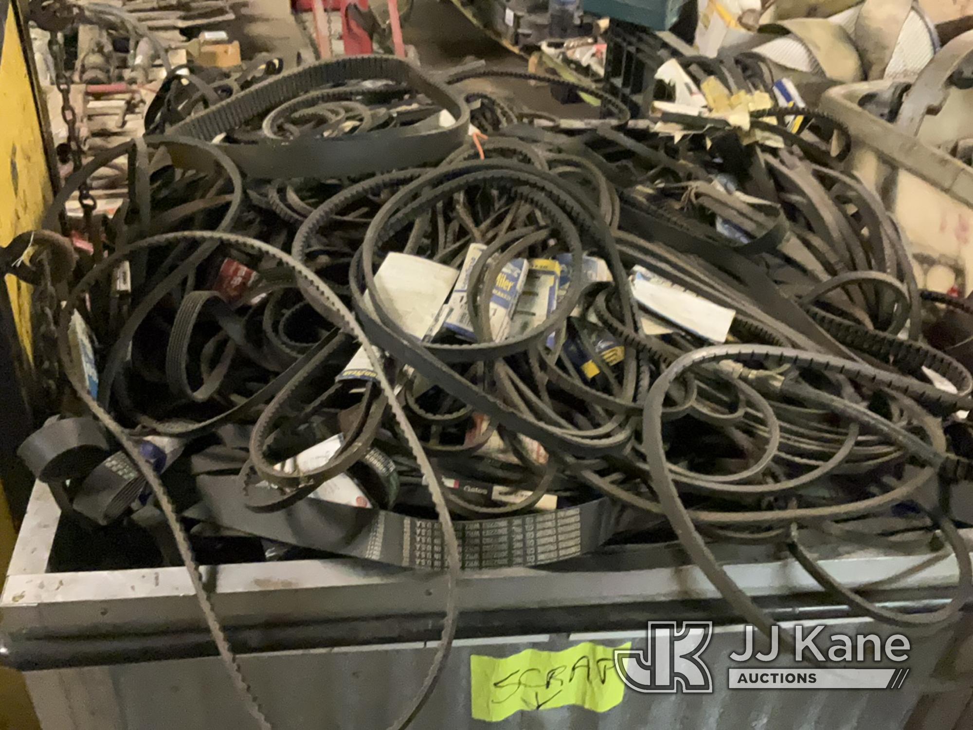 (Harvey, IL) 2 Bins Miscellaneous Rubber Belts NOTE: This unit is being sold AS IS/WHERE IS via Time