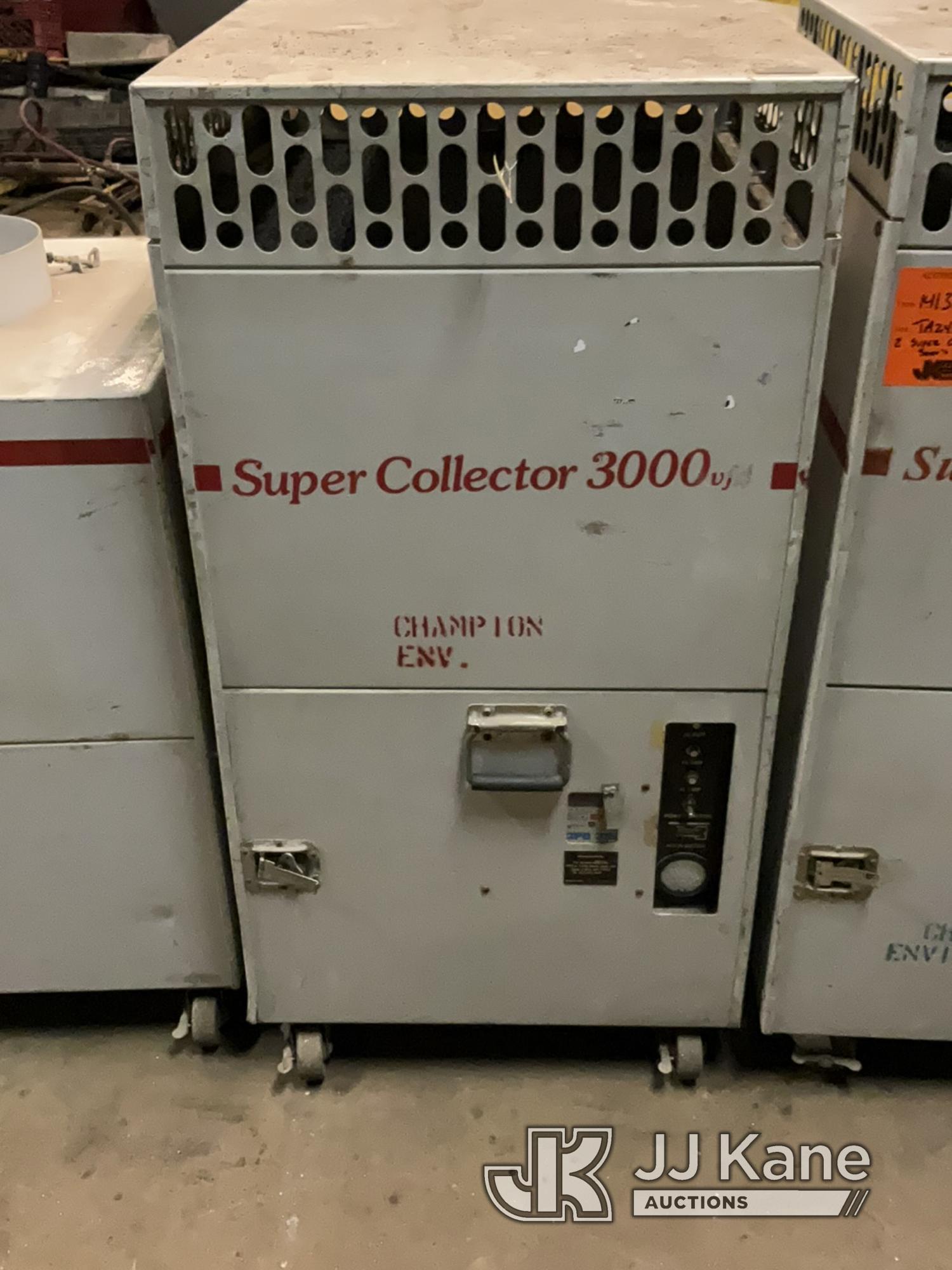 (Harvey, IL) (2) Super Collector 3000 VFD Dust Collector Units (Condition Unknown ) NOTE: This unit