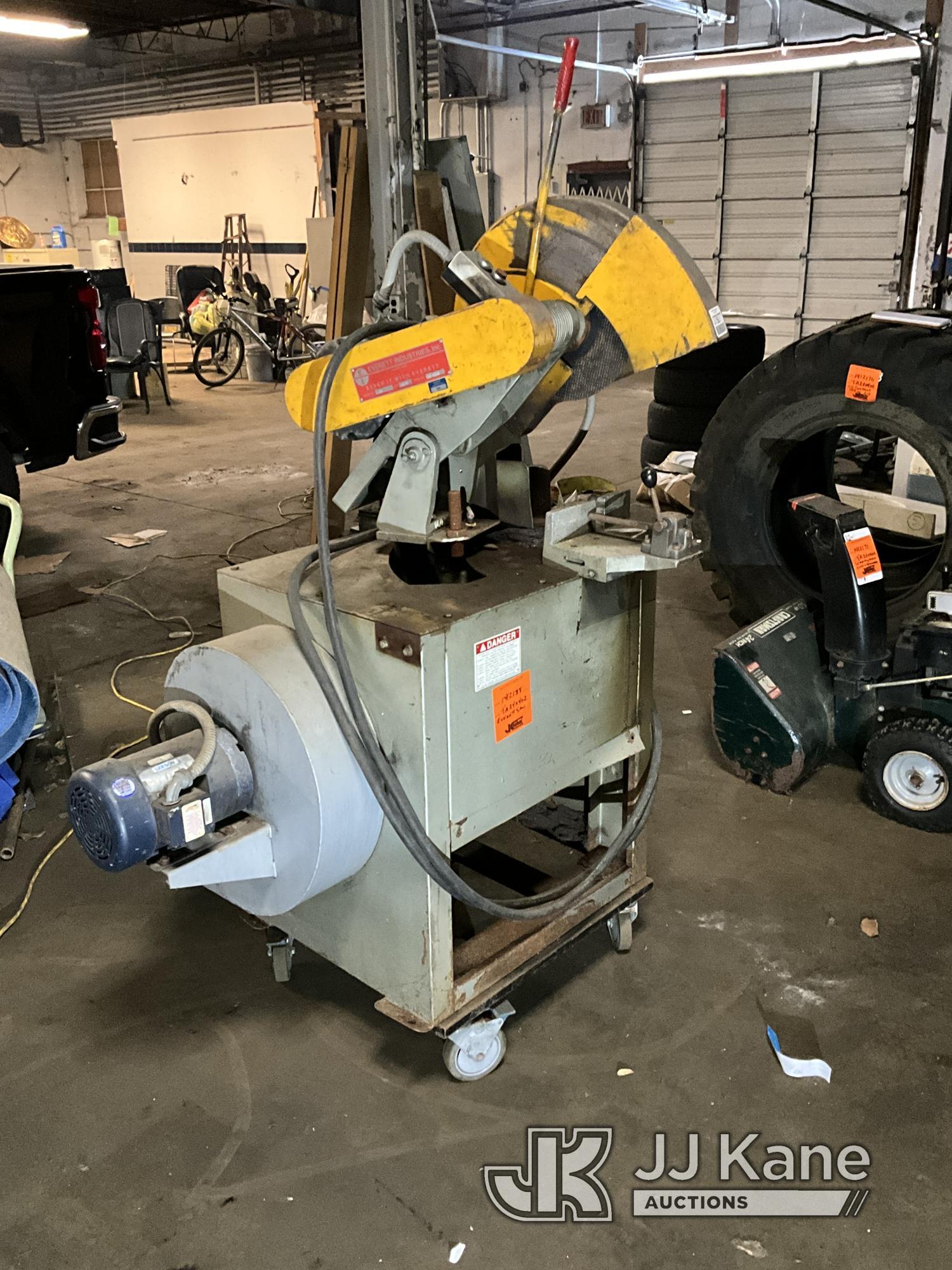 (Harvey, IL) Everett Industries 16 Dry Cutoff Mitering Saw S/N 02-4264 (Untested Condition Unknown )