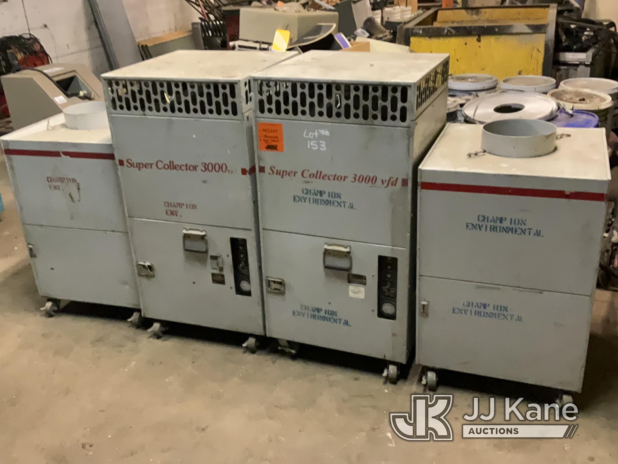 (Harvey, IL) (2) Super Collector 3000 VFD Dust Collector Units (Condition Unknown ) NOTE: This unit