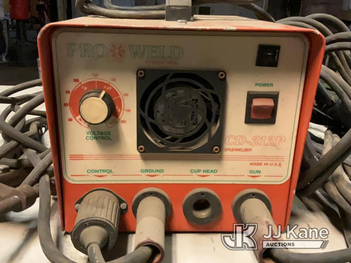 (Harvey, IL) Pro-Weld CD-212P Stud Welder NOTE: This unit is being sold AS IS/WHERE IS via Timed Auc