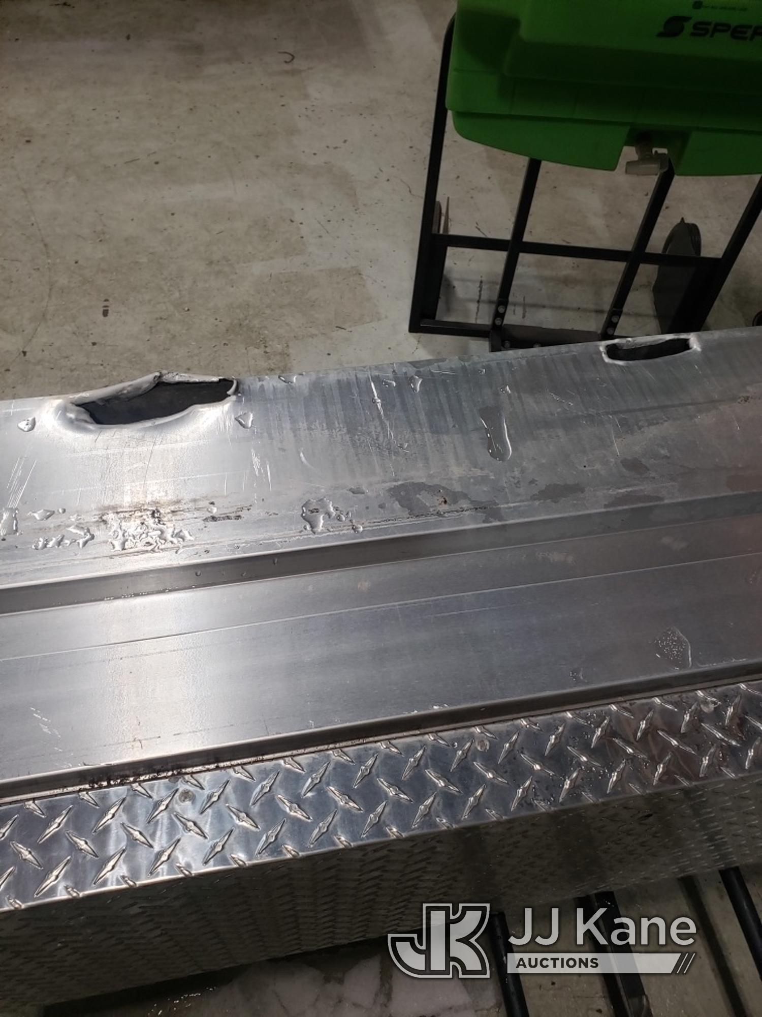 (Duluth, MN) Toolbox Dimensions: 70 Â½in Wide x 20in Deep x 18 Â½in Tall (Has damage from forklift p