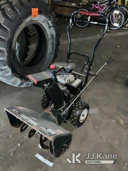 (Harvey, IL) Craftsman 5.0 HP Electric Start Snowblower. 24in Clearing Path. Model 536 886440 S/N 92