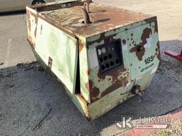 (Kansas City, MO) 1999 Sullair 185 Air Compressor, skid mtd Non-Running, Parts Machine