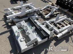 (Kansas City, MO) (4) Skids Of Rear Pole Racks For Digger Derrick & Receiver Hitches NOTE: This unit