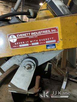 (Harvey, IL) Everett Industries 16 Dry Cutoff Mitering Saw S/N 02-4264 (Untested Condition Unknown )