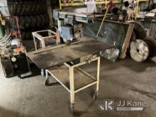 Power Kraft Electric 10in Radial Arm Saw. (Condition Unknown ) NOTE: This unit is being sold AS IS/W