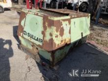 1999 Sullair 185 Air Compressor, skid mtd Non-Running, Parts Machine