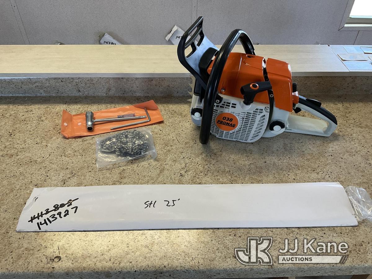 (Kansas City, MO) (Seller States) Model 038 Chainsaw (New/Unused) (Manufacturer Unknown) (Profession