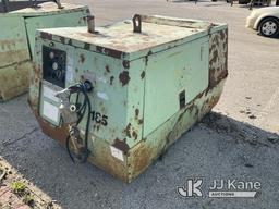 (Kansas City, MO) 2005 Sullair 185 Air Compressor, skid mtd Non-Running, Parts Machine