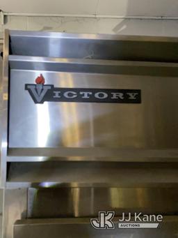 (Harvey, IL) Victory Commerical Refrigerator Model RS-2D-S7-HD. (Condition Unknown. Door Hinge Borke