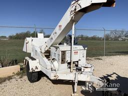 (Fredericksburg, TX) 1995 Bandit Industries 1690 Chipper (15in Drum), trailer mtd Runs And Operates,