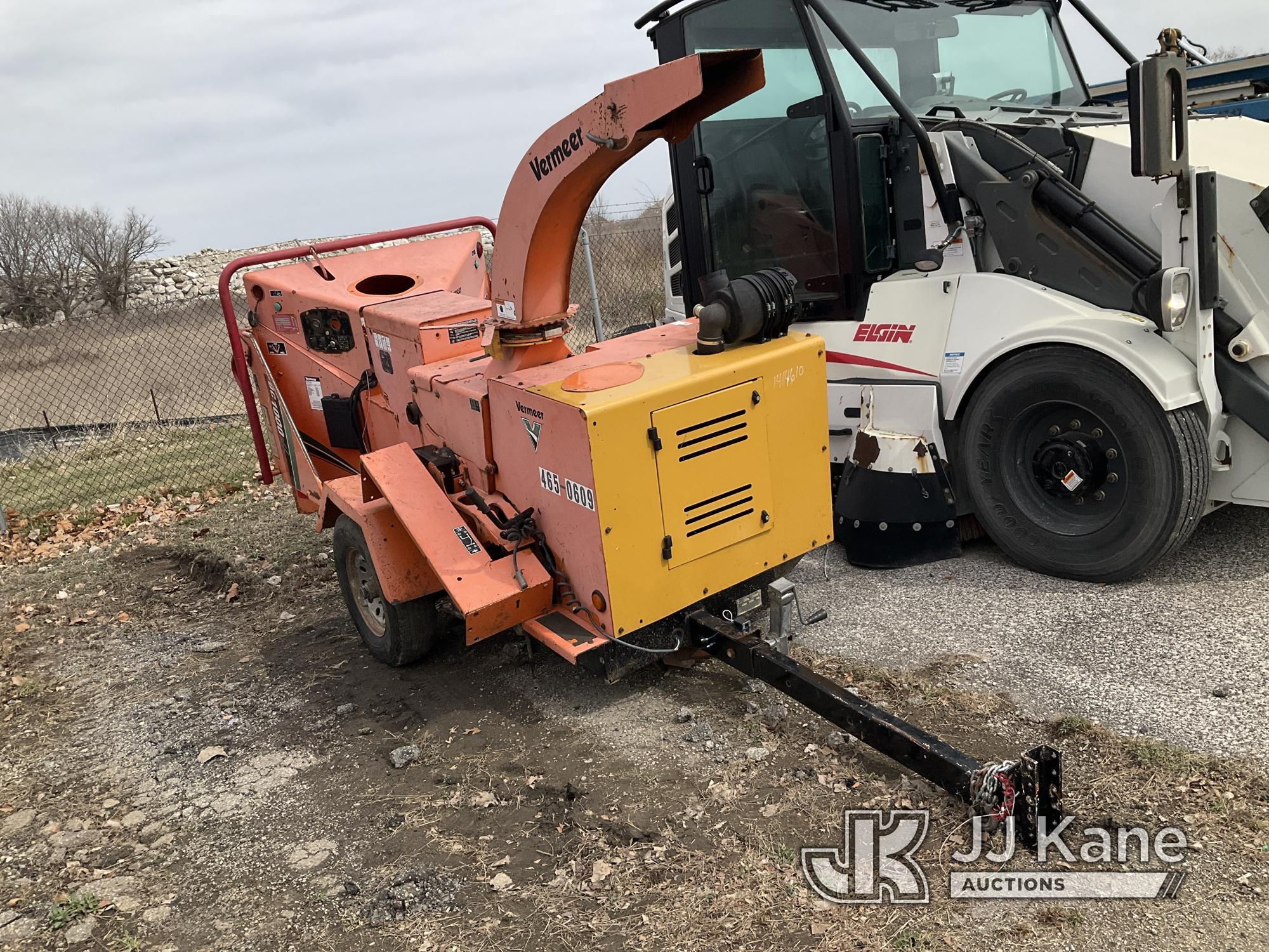 (Kansas City, MO) 2010 Vermeer BC1000XL Chipper (12in Drum) No Title) (Not Running, Condition Unknow