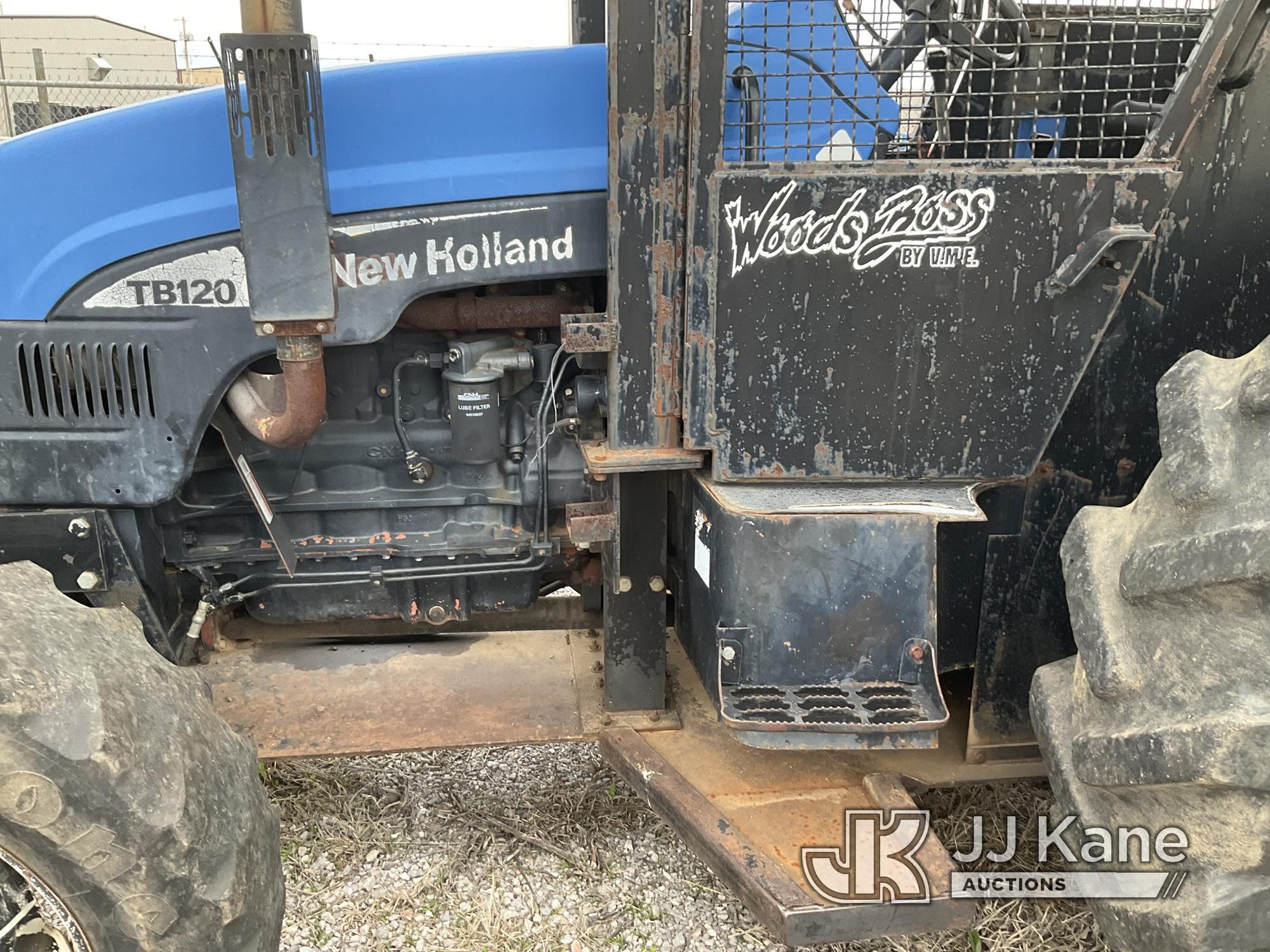 (Oklahoma City, OK) 2005 New Holland TB120 Utility Tractor Runs & Moves) (Jump To Start) (Per Seller