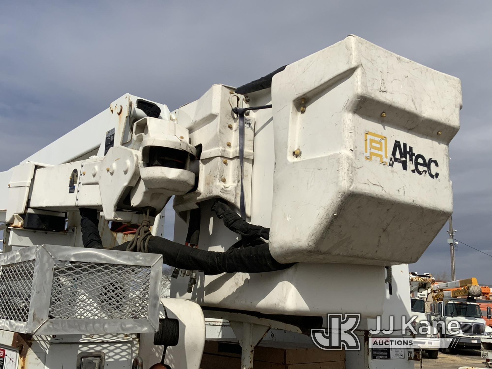 (South Beloit, IL) Altec TA60, Articulating & Telescopic Material Handling Bucket Truck rear mounted