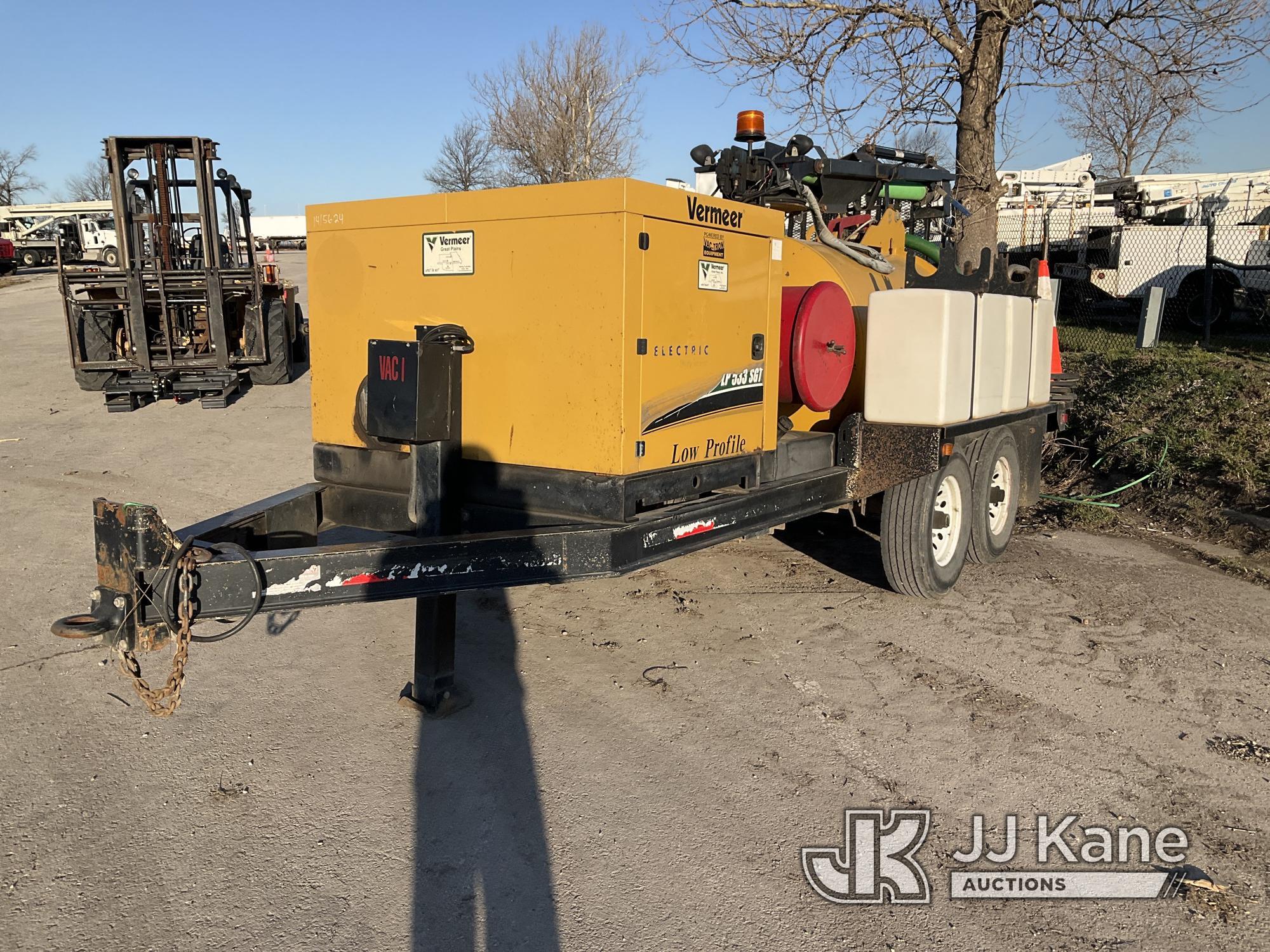 (Kansas City, MO) 2015 Vermeer Vac-Tron LP533SGT Vacuum Excavation Unit Runs & Operates