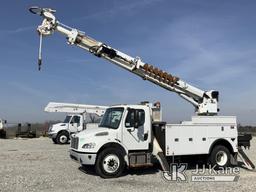 (Hawk Point, MO) Altec DM47B-T, Digger Derrick rear mounted on 2016 Freightliner M2106 Utility Truck