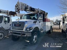 (Kansas City, MO) Altec DM47B-TR, Digger Derrick rear mounted on 2014 International 7300 4x4 Utility