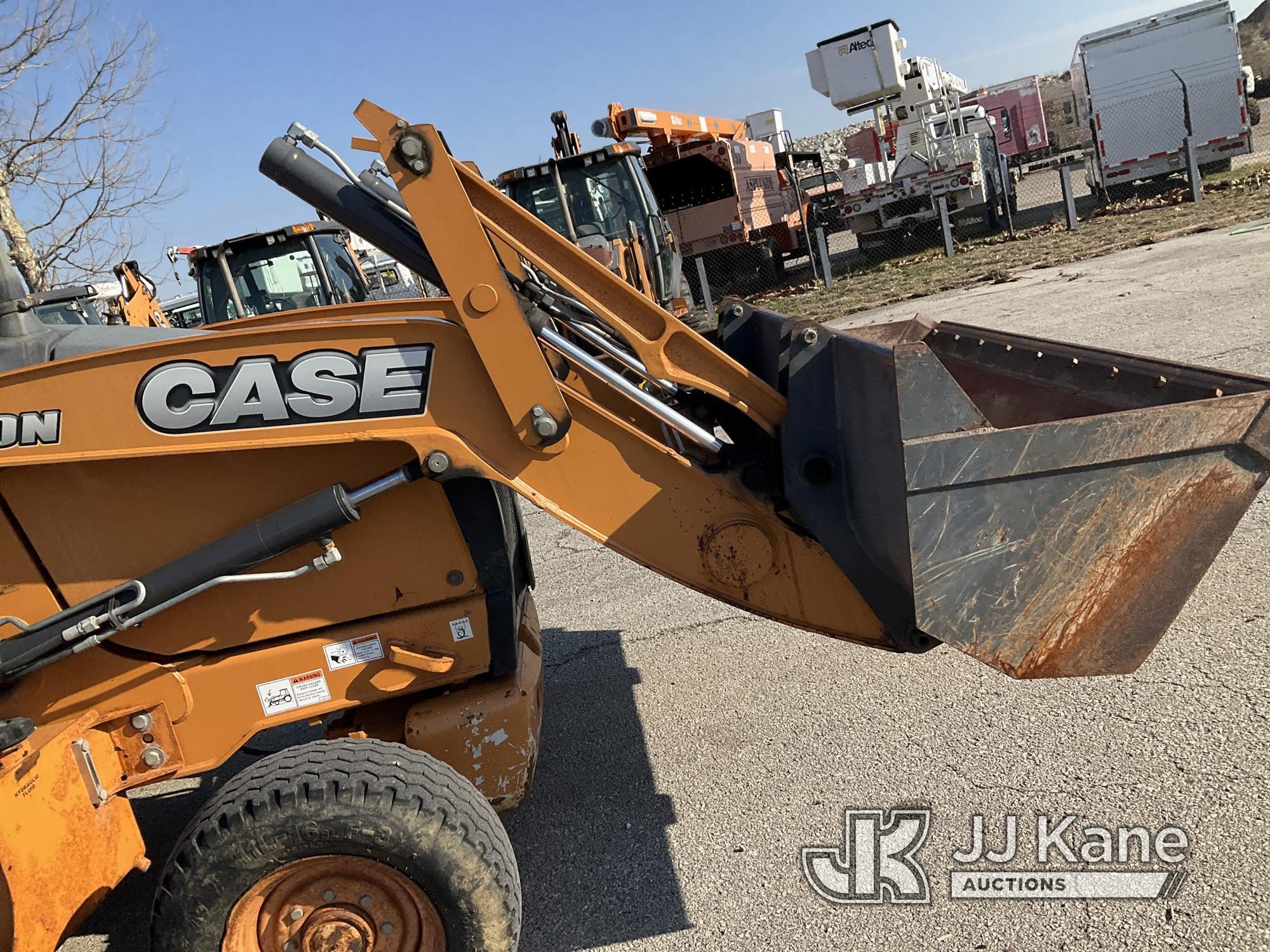 (Kansas City, MO) 2014 Case 580N Tractor Loader Extendahoe Runs & Operates