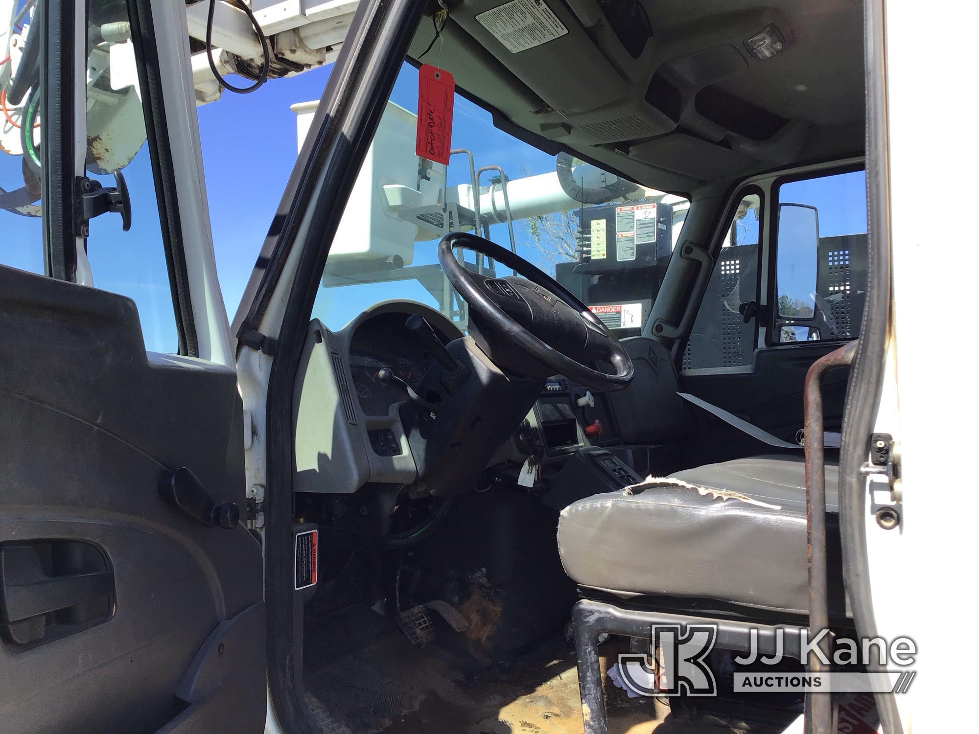 (Byram, MS) Altec DC47-TR, Digger Derrick rear mounted on 2013 International 4300 DuraStar Utility T