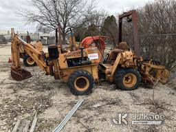 (Sun Prairie, WI) 1984 Case DH4 Rubber Tired Cable Plow No Crank, Does Not Start, Does Not Run, Does