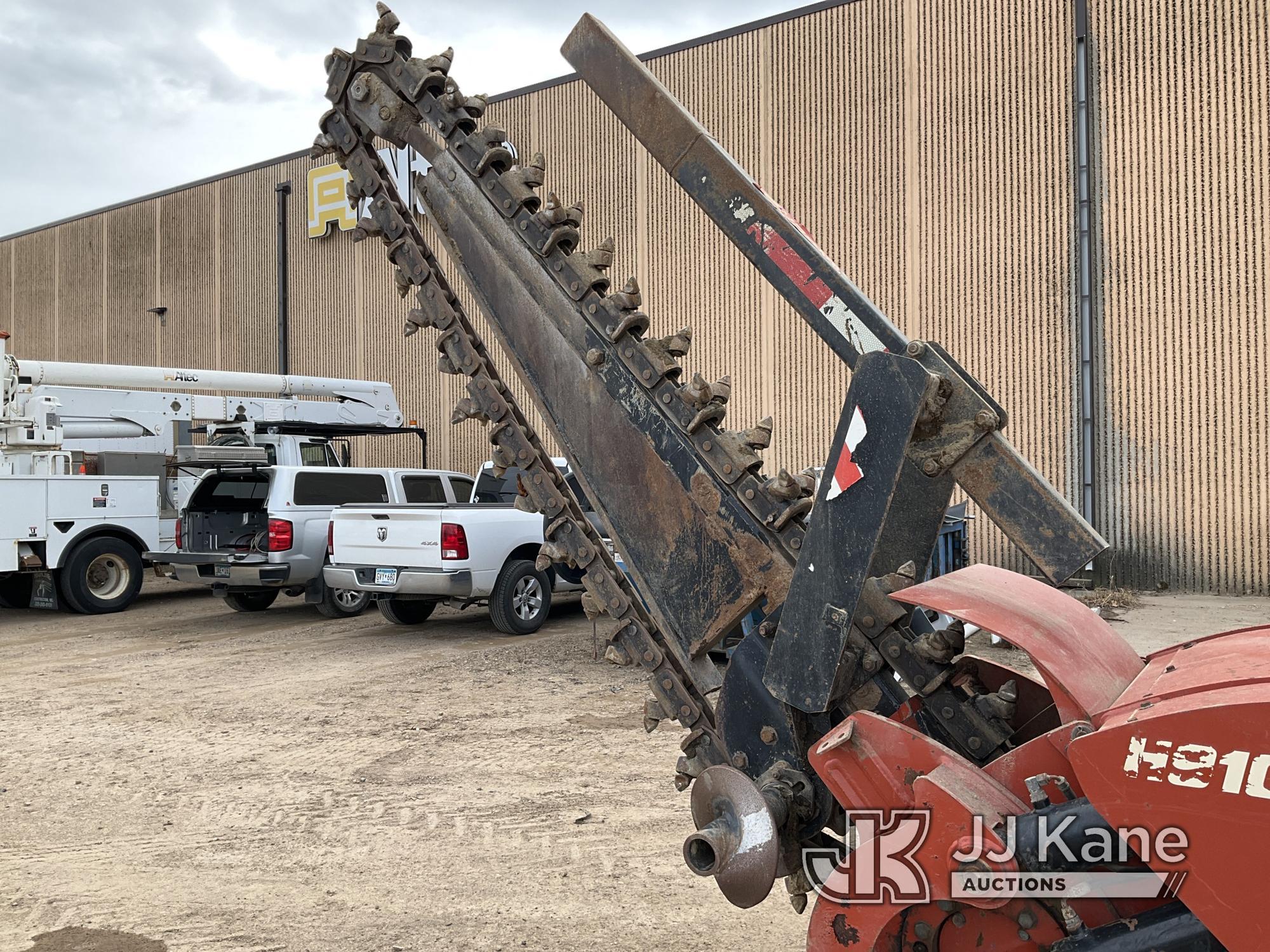 (Shakopee, MN) 2007 Ditch Witch RT95 Rubber Tired Trencher Runs & Operates