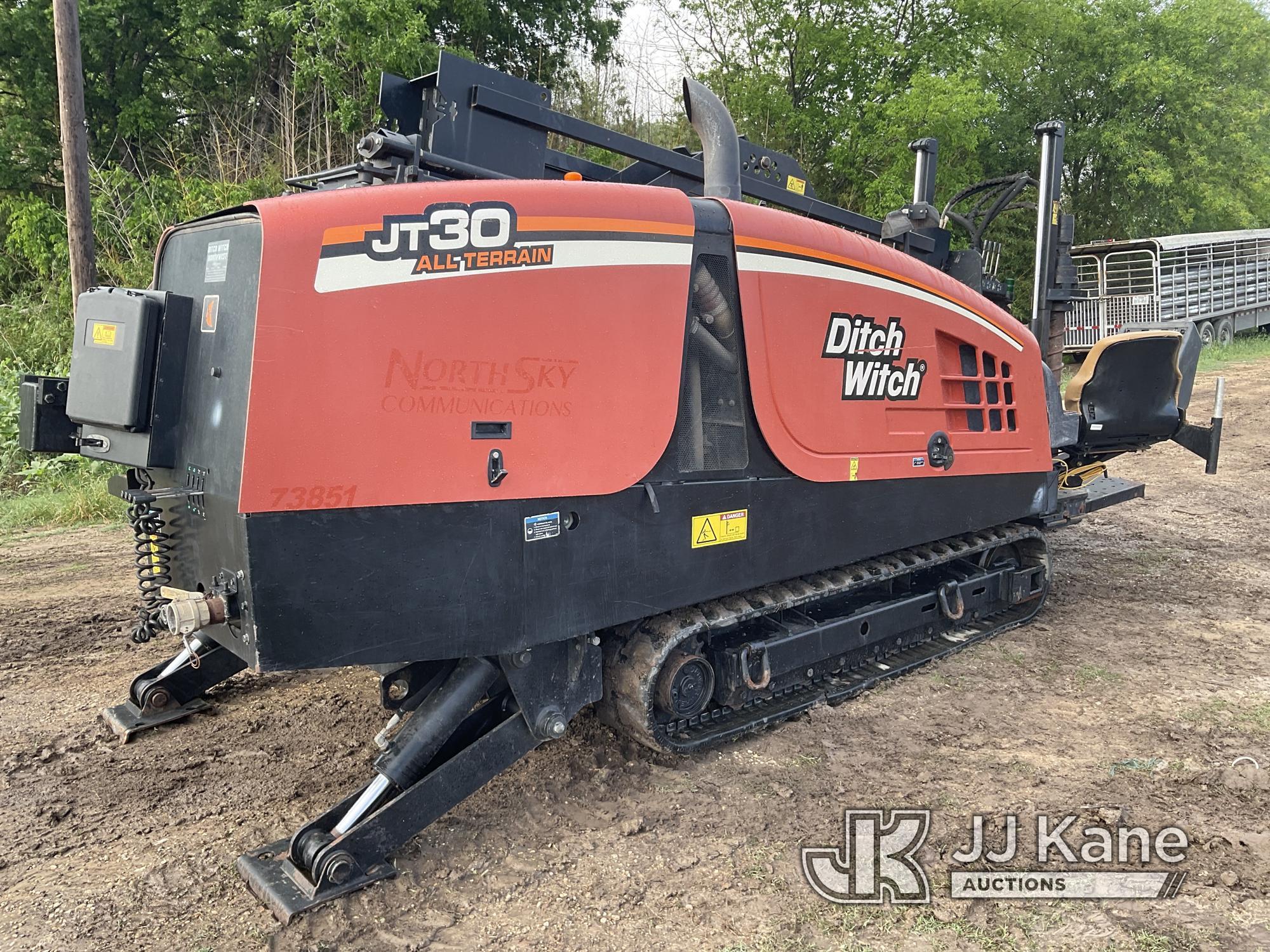 (San Antonio, TX) 2014 Ditch Witch JT30 All Terrain Directional Boring Machine Runs, Moves and Opera