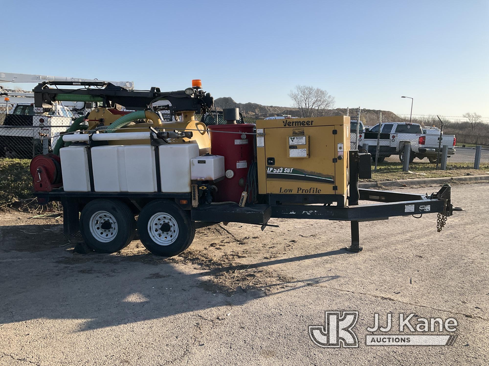 (Kansas City, MO) 2015 Vermeer Vac-Tron LP533SGT Vacuum Excavation Unit Runs & Operates