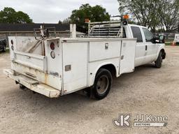 (Cypress, TX) 2013 Ford F350 Crew-Cab Service Truck Runs & Moves) (Airbag Light On, Minor Body Damag