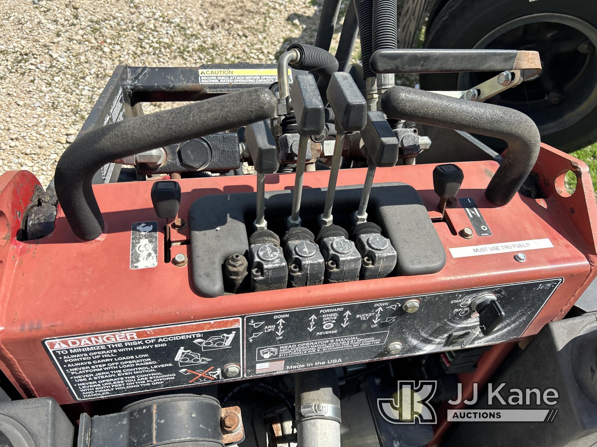 (Waxahachie, TX) 1999 Toro Dingo 322 Stand Behind Rubber Tired Skid Steer Loader, City of Plano Owne