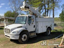 (Tyler, TX) Altec TA40, Articulating & Telescopic Bucket Truck mounted behind cab on 2005 Freightlin